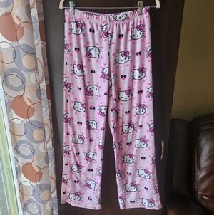 Women's Pink Hello Kitty Pajama Bottoms